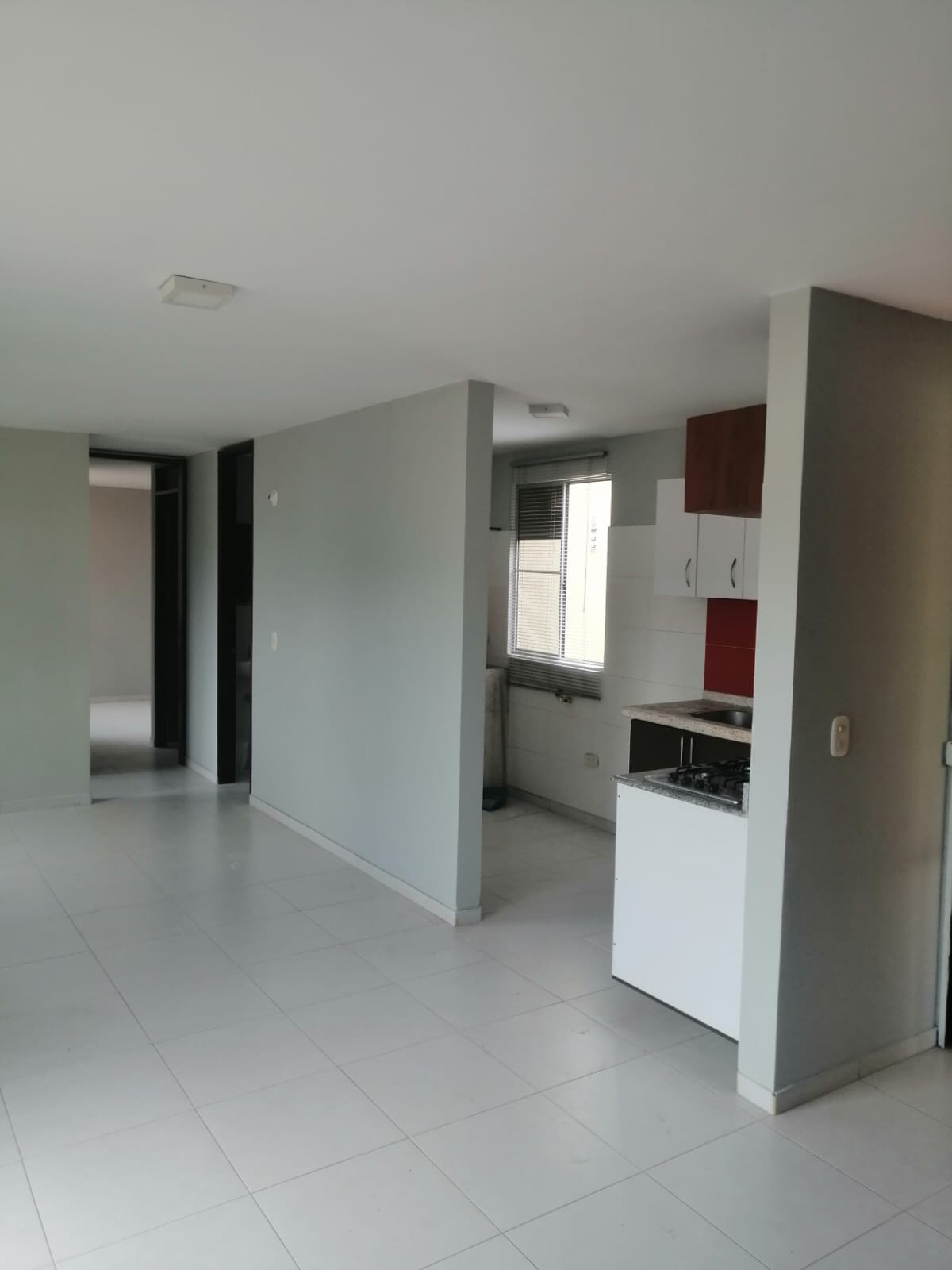 Sala integrada y cocina
